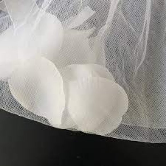 NEW IN PACKAGE * White Ballet Tutu with Rose Petals in Skirt and Rose on Waist - Picture 2 of 9